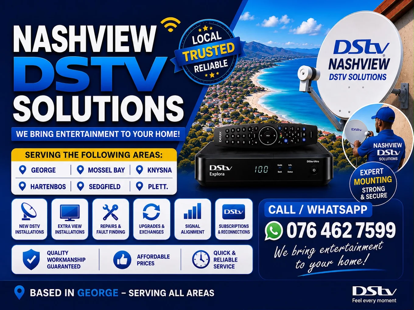DStv installation work